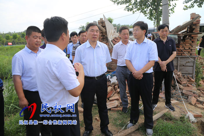 副市長倪玉民到我縣調(diào)研飲用水水源地保護工作開展情況