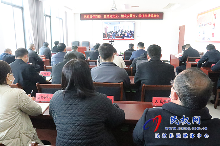 民權(quán)縣保交樓、自建房安全、棚改安置房及經(jīng)濟指標調(diào)度會議召開