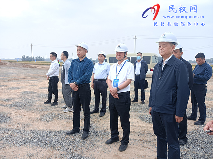 省自然資源廳、省交通運(yùn)輸廳聯(lián)合調(diào)研組到民調(diào)研高速公路建設(shè)工作