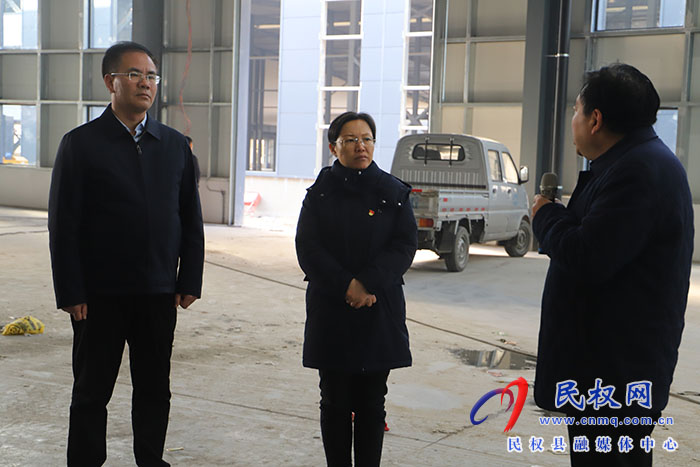 縣委書記王靜嫻調(diào)研重點項目建設工作