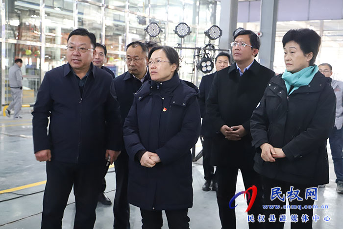 縣委書記王靜嫻調(diào)研重點項目建設工作