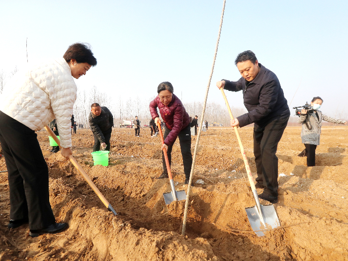民權(quán)縣開展2024年春季義務(wù)植樹活動(dòng) 民權(quán)縣開展2024年春季義務(wù)植樹活動(dòng)