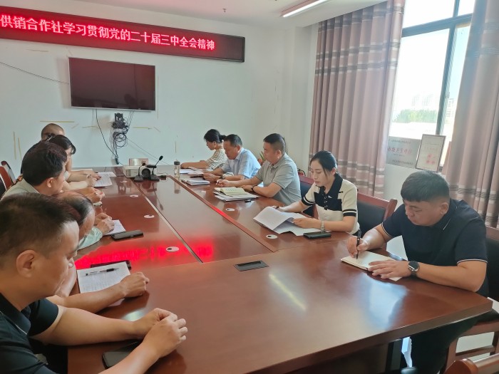 縣供銷社集中學習貫徹黨的二十屆三中全會精神 縣供銷社集中學習貫徹黨的二十屆三中全會精神