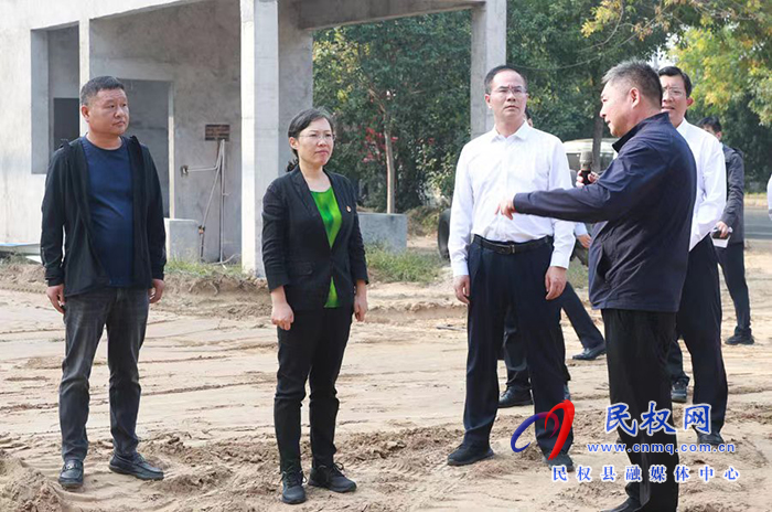 縣委書記王靜嫻調研重點項目建設工作