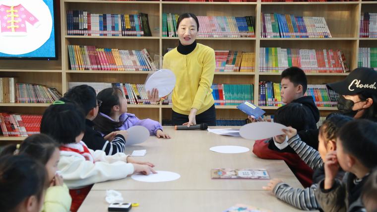 民權縣圖書館舉辦2024年第十八期“愛到最美是陪伴”親子閱讀活動（總第51期）