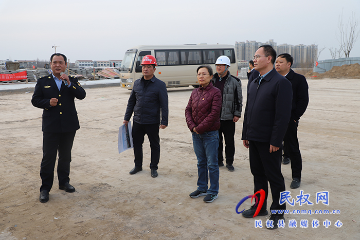 縣委書記王靜嫻調(diào)研市政項目建設(shè)工作