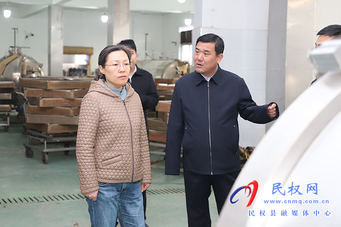 縣委書記王靜嫻調研食品安全和產品質量安全工作