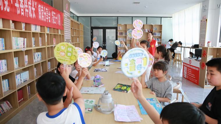 民權(quán)縣圖書館舉辦2025年第七期“童心向黨·書香伴成長”閱讀分享會活動（總第58期）