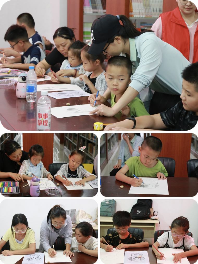 民權縣圖書館舉辦“書中色彩，畫里童心”公益繪畫培訓
